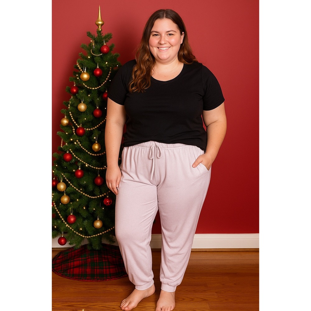 Born Jogger Pants Women's XL Purple Lounge Sleep Casual‎ Comfort